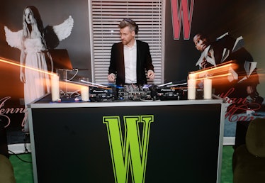DJ Ross performs during W Magazine's Annual Best Performances Party at Chateau Marmont on February 2...