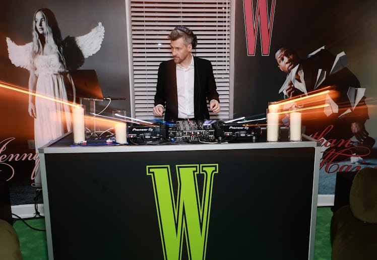 DJ Ross performs during W Magazine's Annual Best Performances Party at Chateau Marmont on February 2...