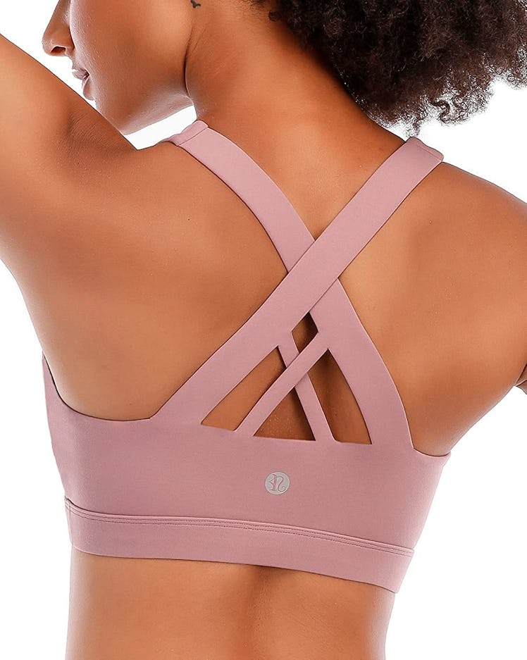 RUNNING GIRL Criss-Cross Sports Bra