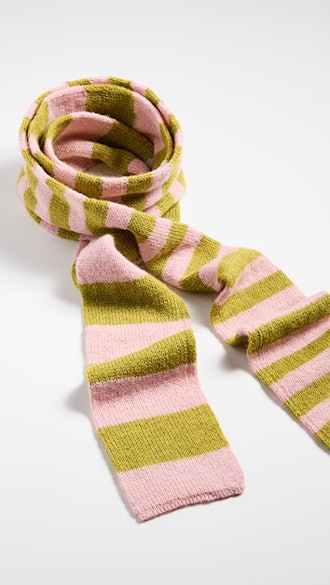 Lambswool Striped Scarf