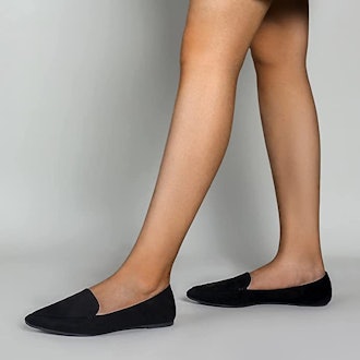 Musshoe Pointed Toe Memory Foam Loafers
