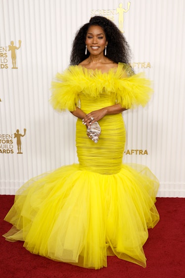 Angela Bassett attends the 29th Annual Screen Actors Guild Awards at Fairmont Century Plaza on Febru...