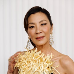 Michelle Yeoh attends the 29th Annual Screen Actors Guild Awards 