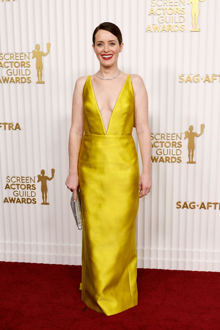 Claire Foy attends the 29th Annual Screen Actors Guild Awards at Fairmont Century Plaza on February ...