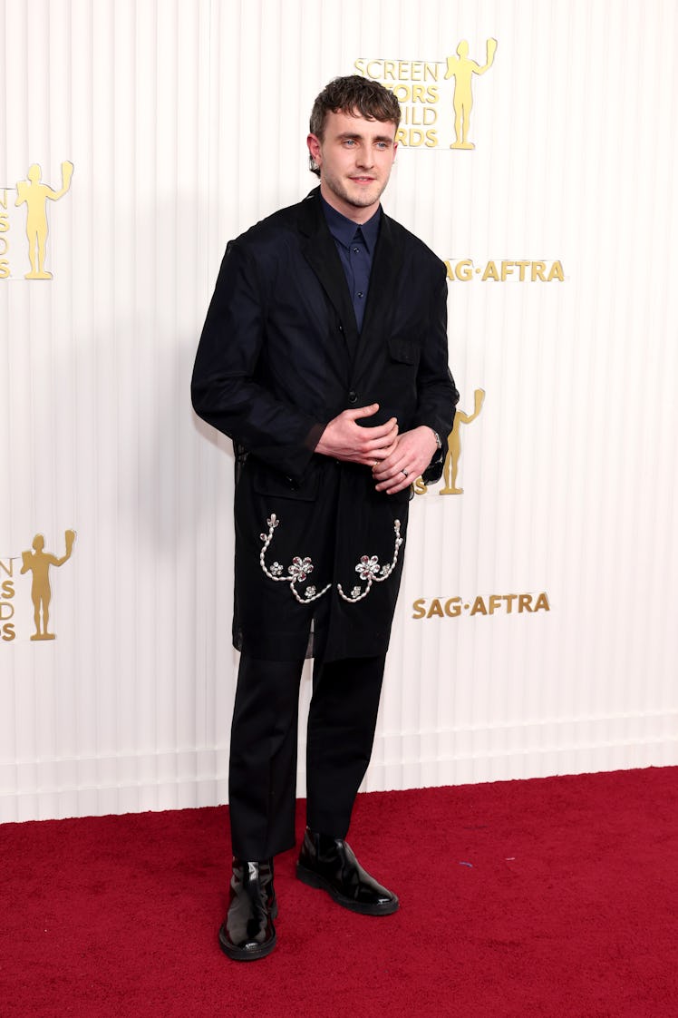 Paul Mescal attends the 29th Annual Screen Actors Guild Awards at Fairmont Century Plaza on February...