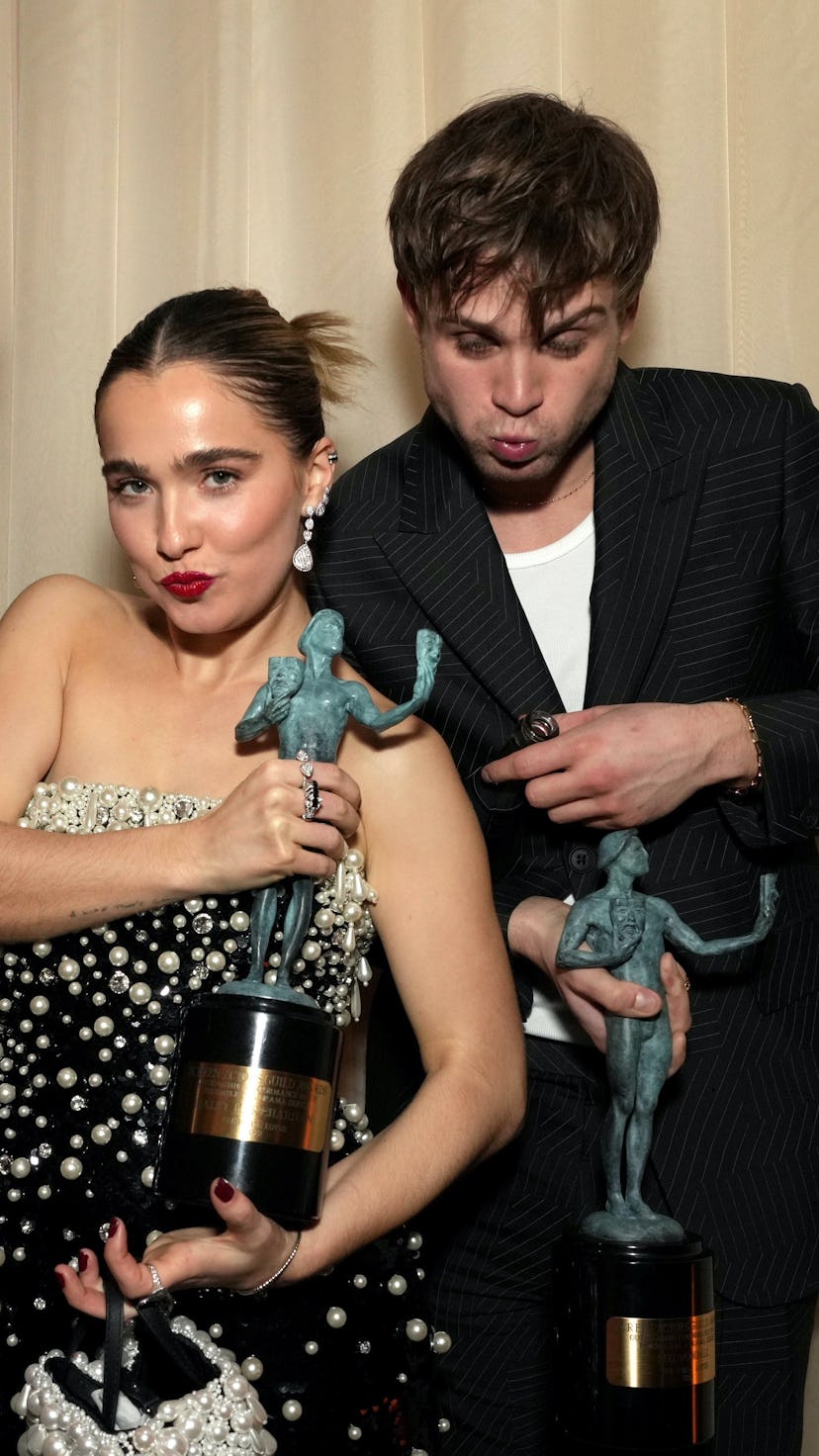 The 'White Lotus' cast's pictures from the 2023 SAG Awards after-party are wild.