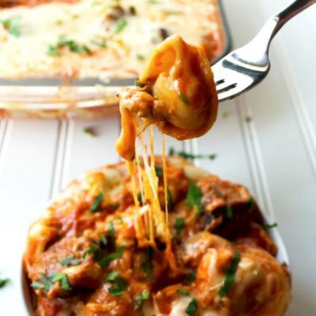 five-ingredient baked tortellini casserole