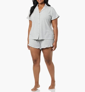 Amazon Essentials Cotton Collared Pajama Set