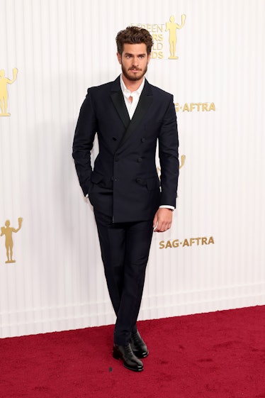 Andrew Garfield attends the 29th Annual Screen Actors Guild Awards at Fairmont Century Plaza on Febr...