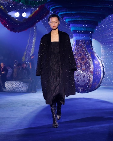 a look from dior fall 2023 at paris fashion week
