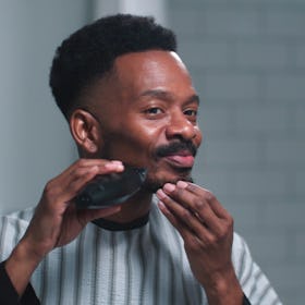 Fatherly Style Editor Saleam Singleton demonstrates how to use an electric trimmer