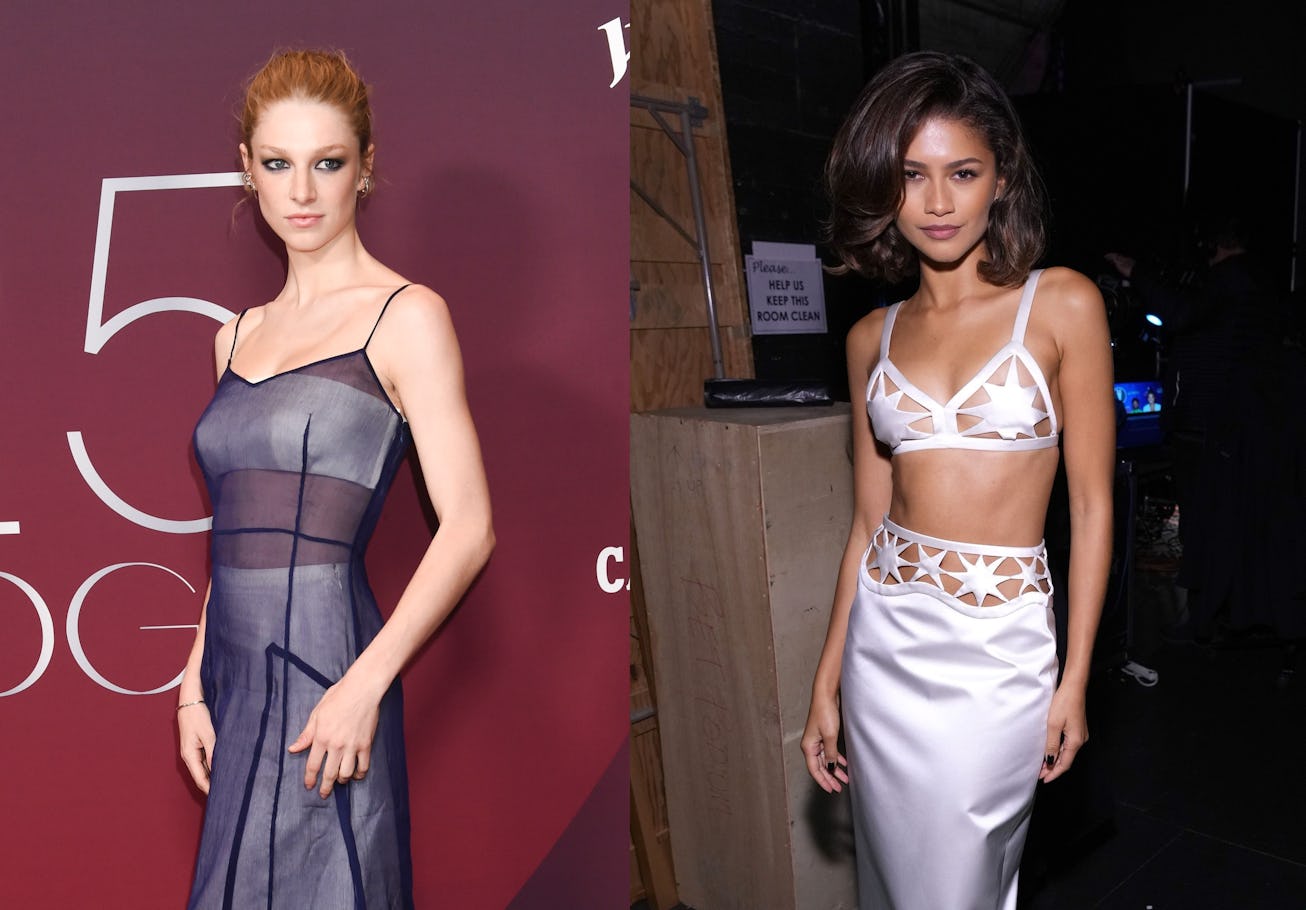 Hunter Schafer & Zendaya Bring 90s Prada To The Red Carpet