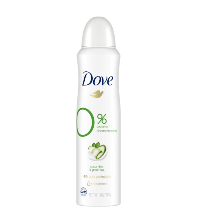 Dove Beauty 0% Aluminum Cucumber &amp; Green Tea 48 Hour Deodorant Spray