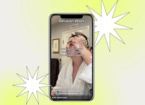 A TikToker explains what is delusion week trend on TikTok and how to add a self-care routine to your...