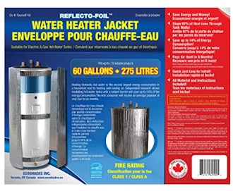 Reflective Foil Hot Water Tank Heater Jacket