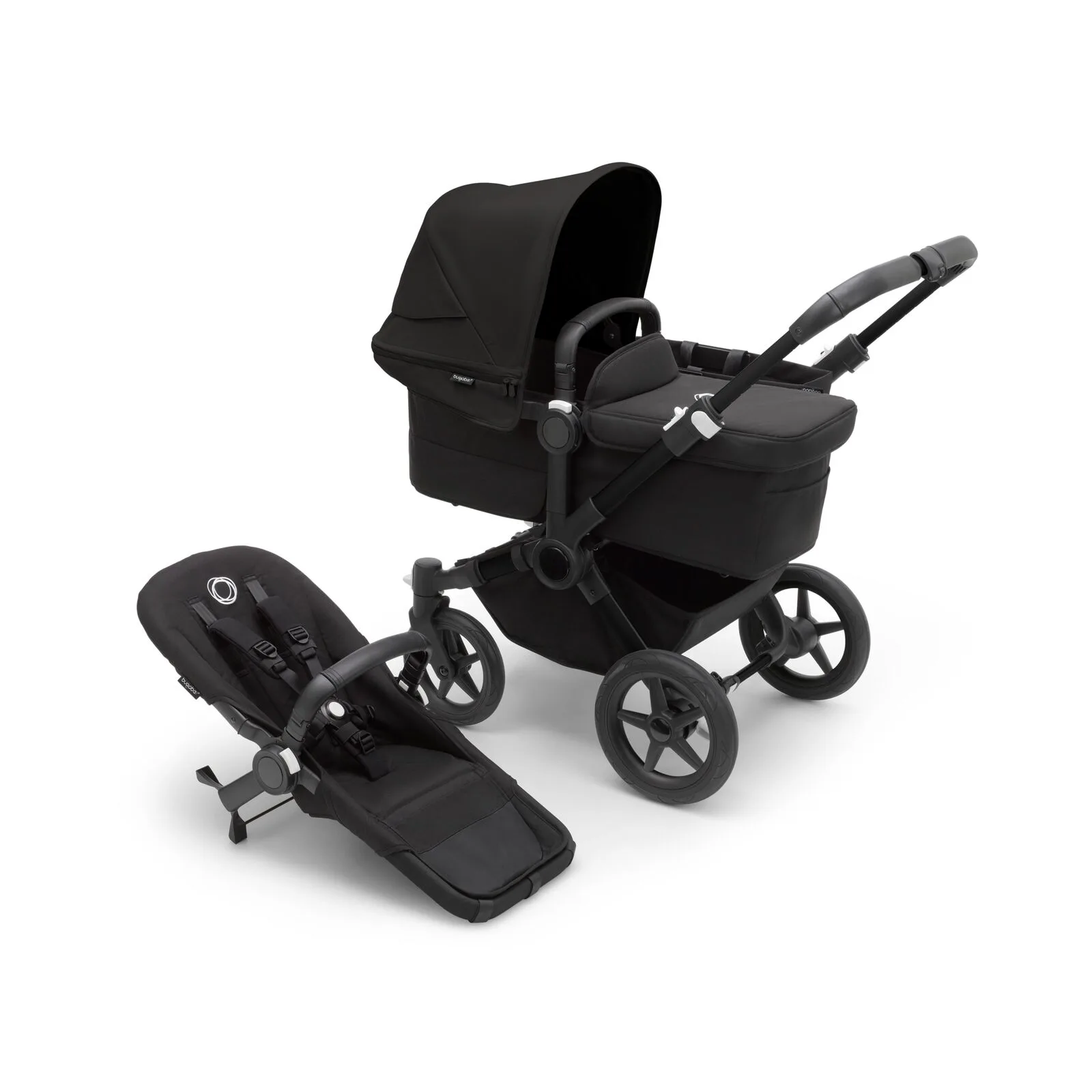 stokke jetkids bedbox airlines by Moonglow White Chewy Option 2:54-58cm Carbon Fiber Low Profile free travel