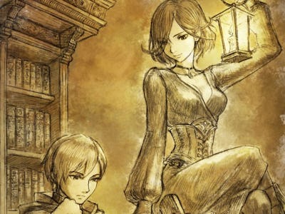 Octopath Traveler II Throne and Temenos shared story art