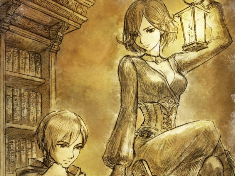 Octopath Traveler II Throne and Temenos shared story art