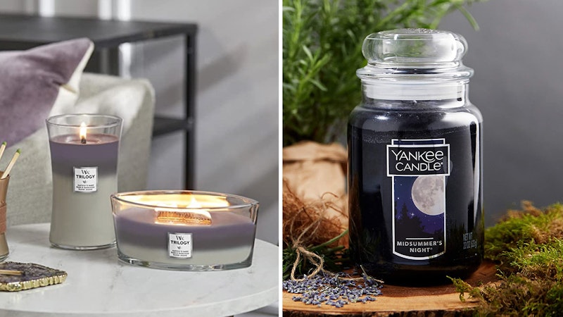 Two popular candles that smell like cologne 