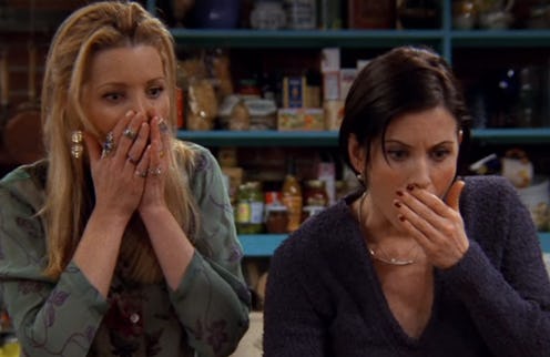 Lisa Kudrow and Courteney Cox as Phoebe Buffay and Monica Geller in 'Friends.'