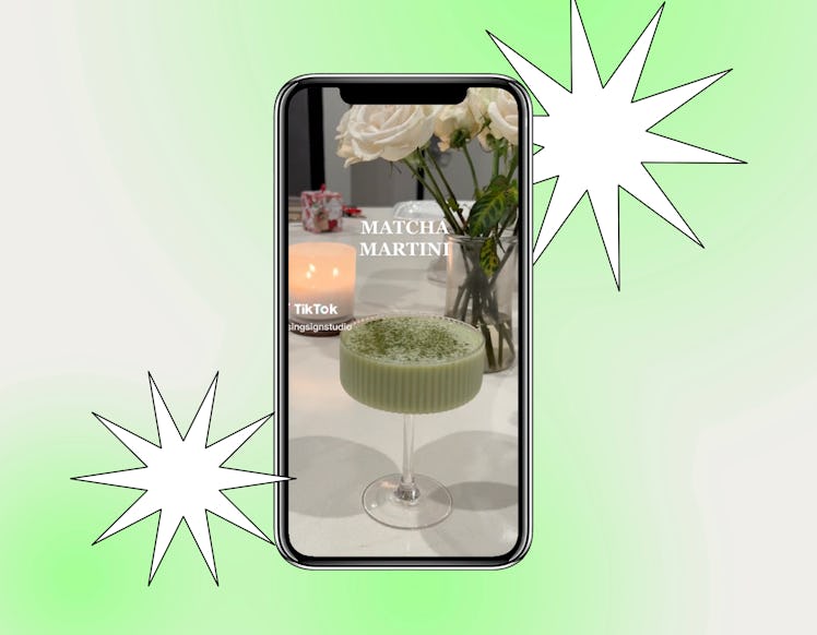 How to make a matcha martini from TikTok