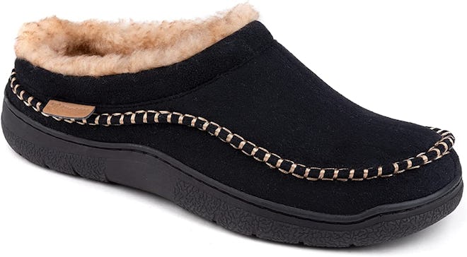 Zigzagger Men’s Slip On Moccasin Slippers