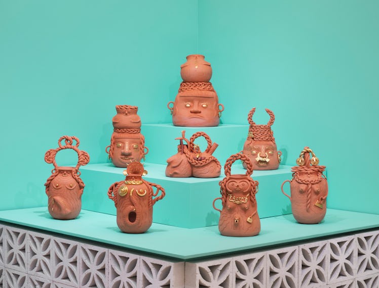 Ceramic sculptures by Joel Gaitan. 