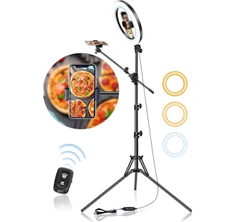 LUXSURE Selfie Ring Light with Stand