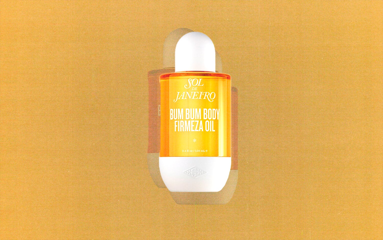 A bottle of bum bum body oil