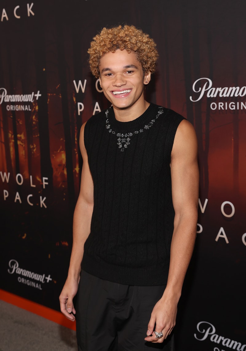 Armani Jackson at the 'Wolf Pack' premiere in Los Angeles, 2023