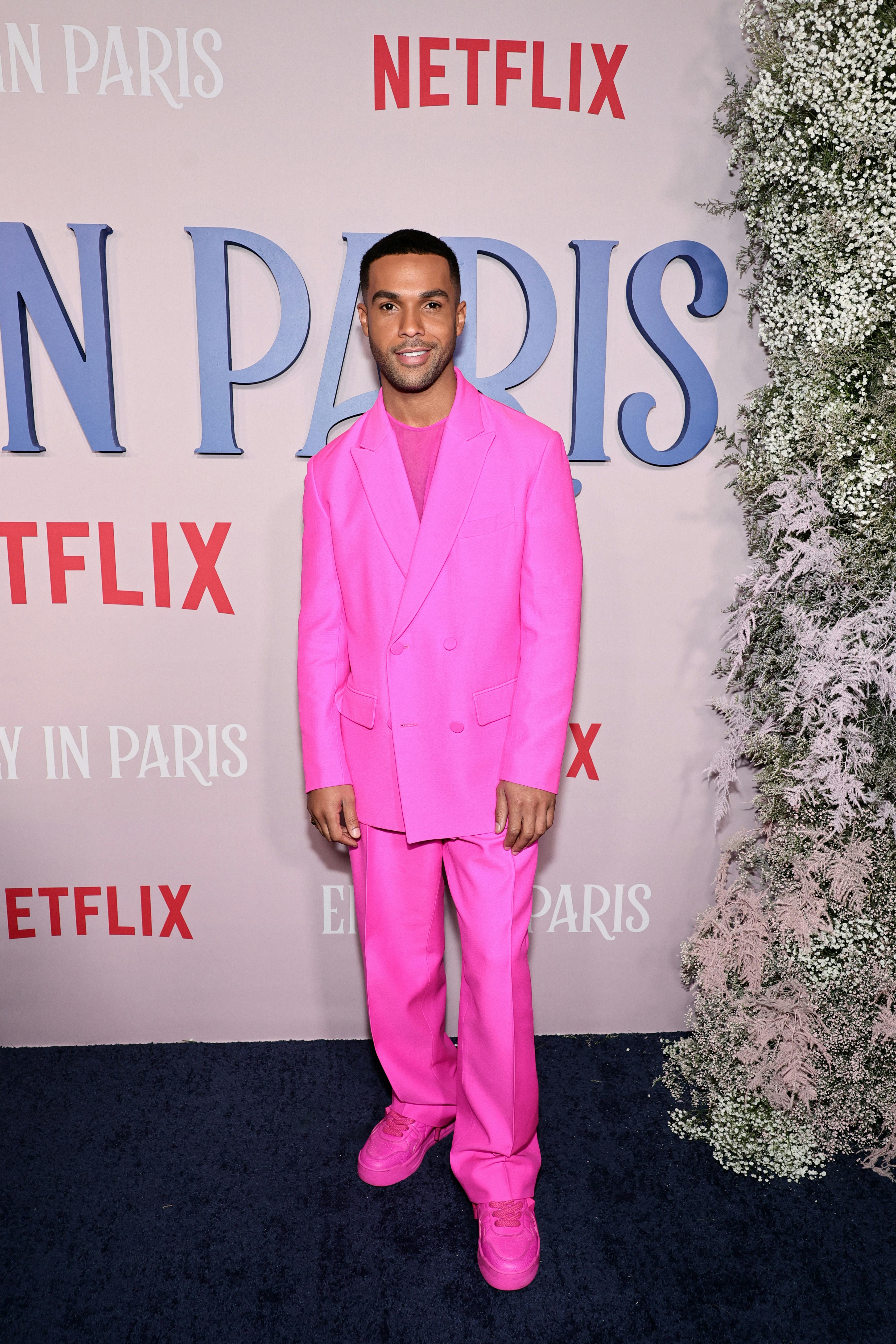 Lucien Laviscount at the &lsquo;Emily In Paris&rsquo; premiere in Paris, 2022