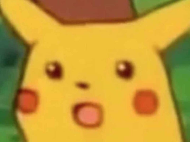 Shocked Pikachu meme