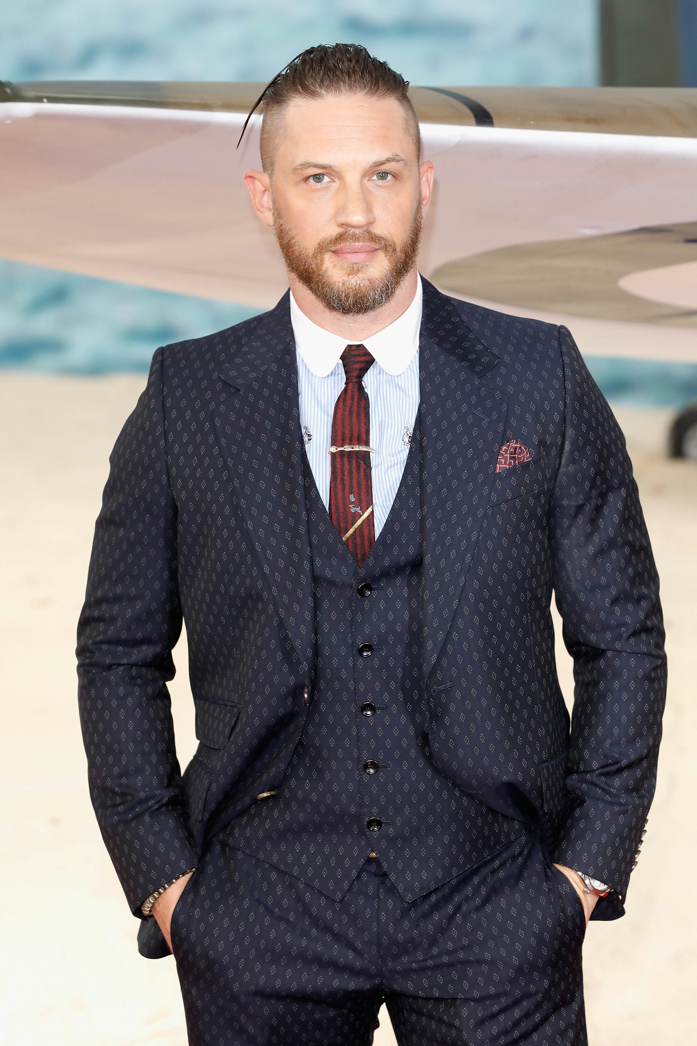 Tom Hardy at the &lsquo;Dunkirk&rsquo; premiere in London