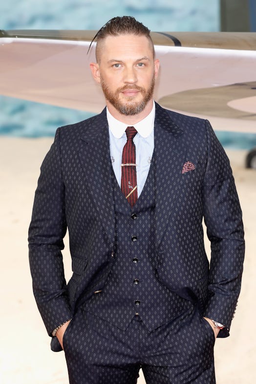 Tom Hardy at the 'Dunkirk' premiere in London