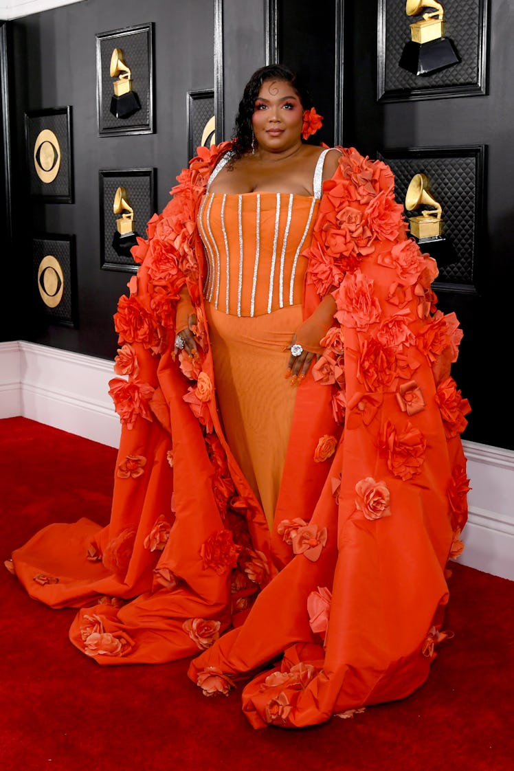 Lizzo attends the 65th GRAMMY Awards on February 05, 2023 in Los Angeles, California.