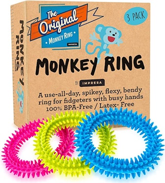 IMPRESA Original Monkey Spiky Sensory Ring