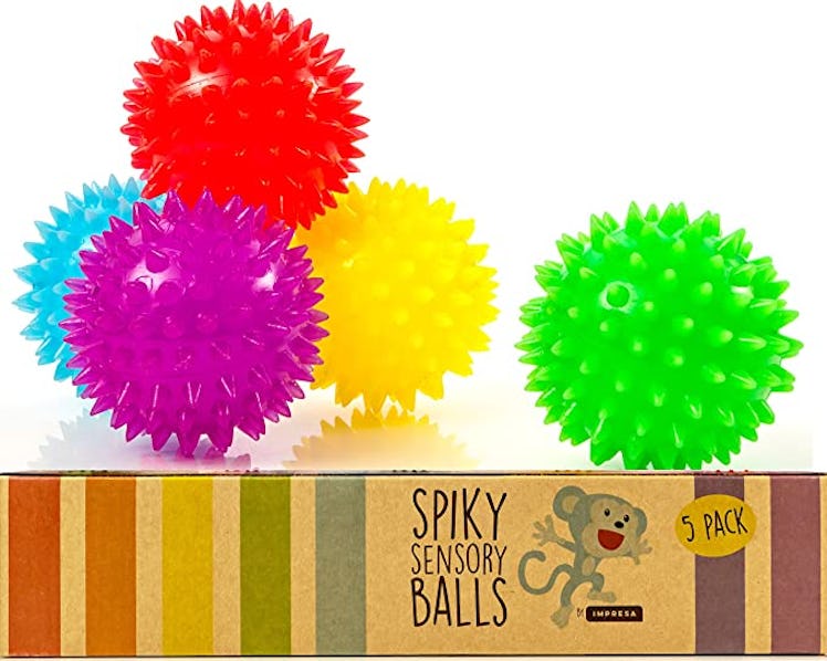 IMPRESA Spiky Sensory Balls (5-Pack)