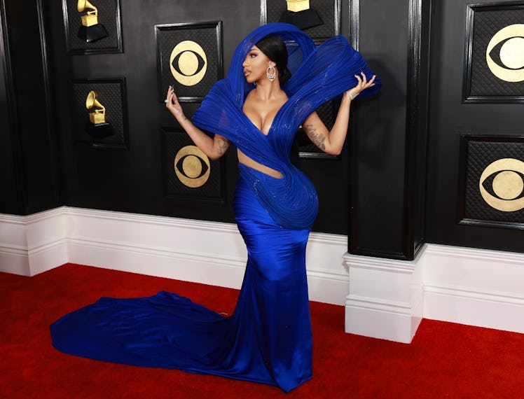 Cardi B attends the 65th GRAMMY Awards on February 05, 2023 in Los Angeles, California. 