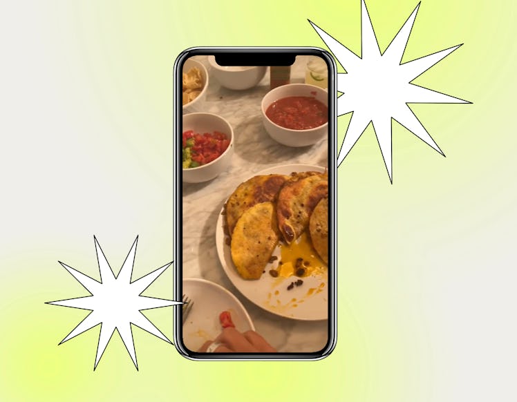 Alix Earle shows how to make a taco recipe at home with ground beef.