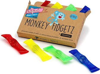 IMPRESA Monkey Fidgetz Mesh-and-Marble Fidget Toy (8-Pack)
