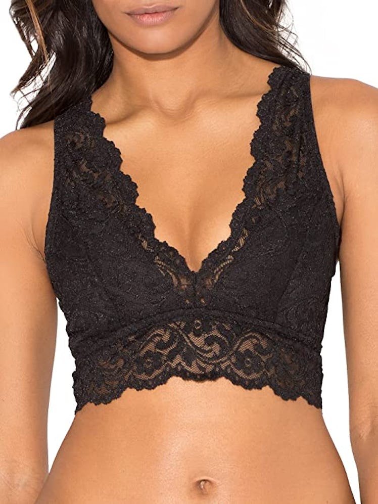 Signature Lace Deep V Neck Bralette