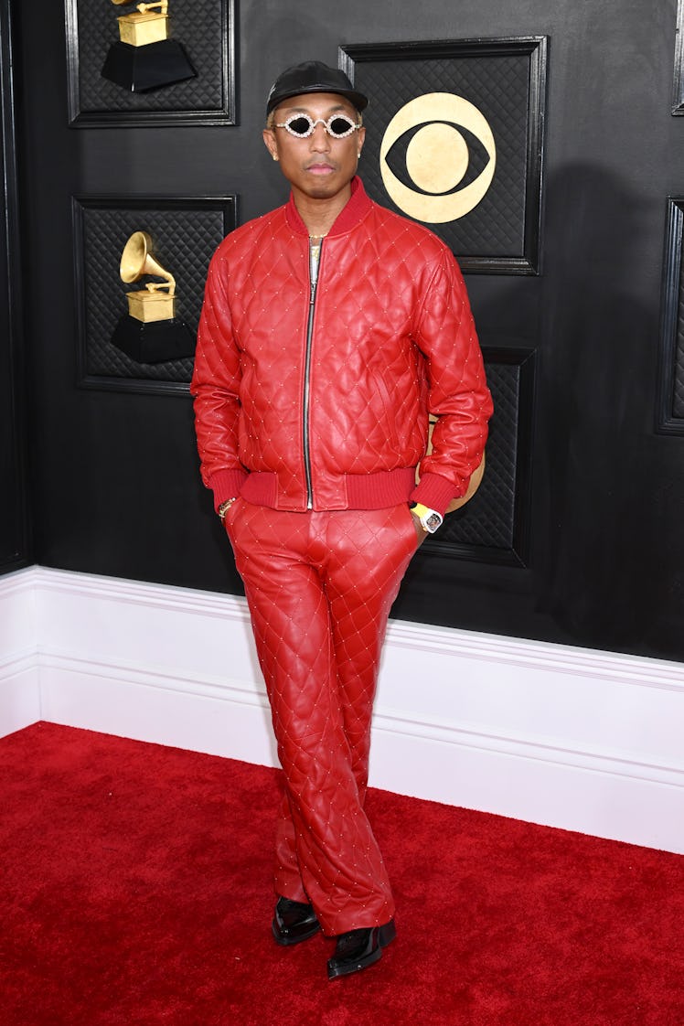 Pharrell Williams at the 65th Annual GRAMMY Awards held at Crypto.com Arena on February 5, 2023 in L...