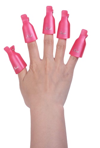 Gospire Plastic Nail Polish Remover Clips (10-Pieces)