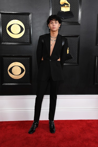 Landon Barker attend the 65th GRAMMY Awards on February 05, 2023 in Los Angeles, California. 