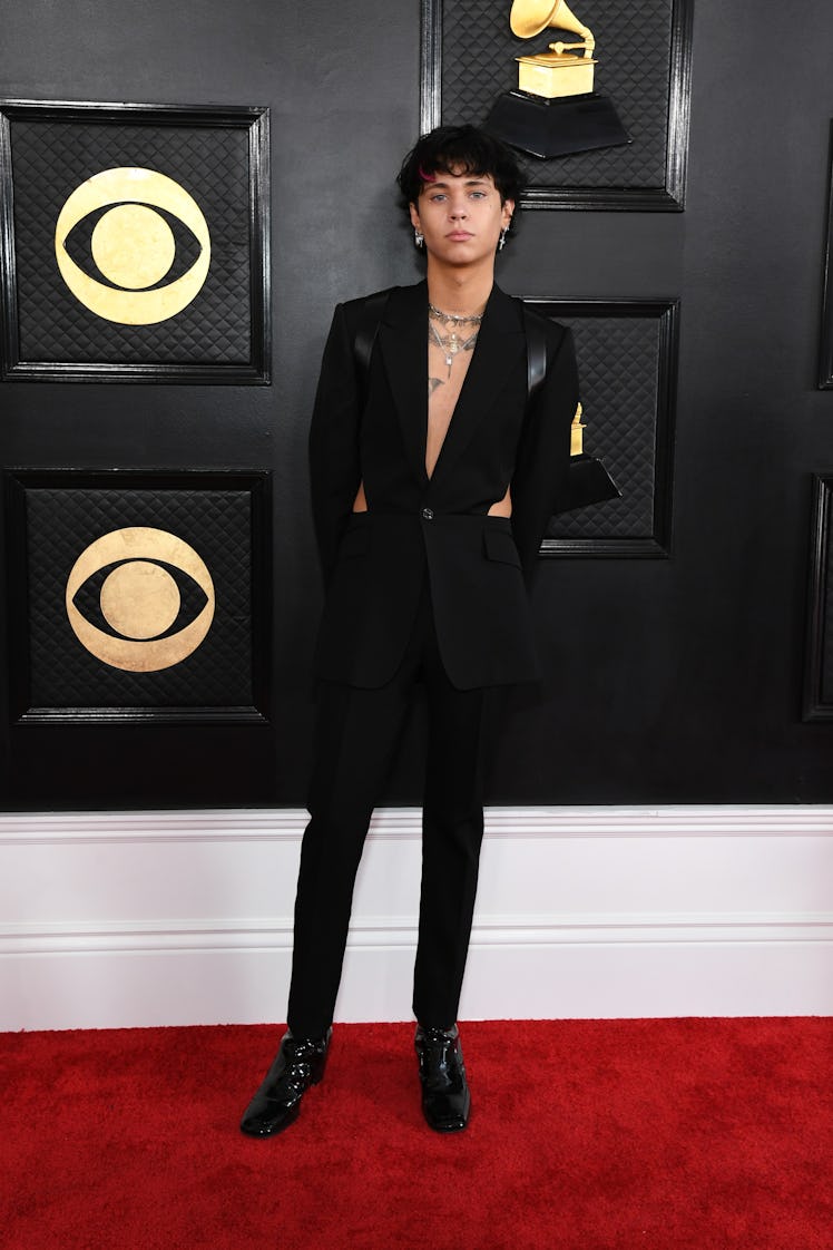 Landon Barker attend the 65th GRAMMY Awards on February 05, 2023 in Los Angeles, California. 