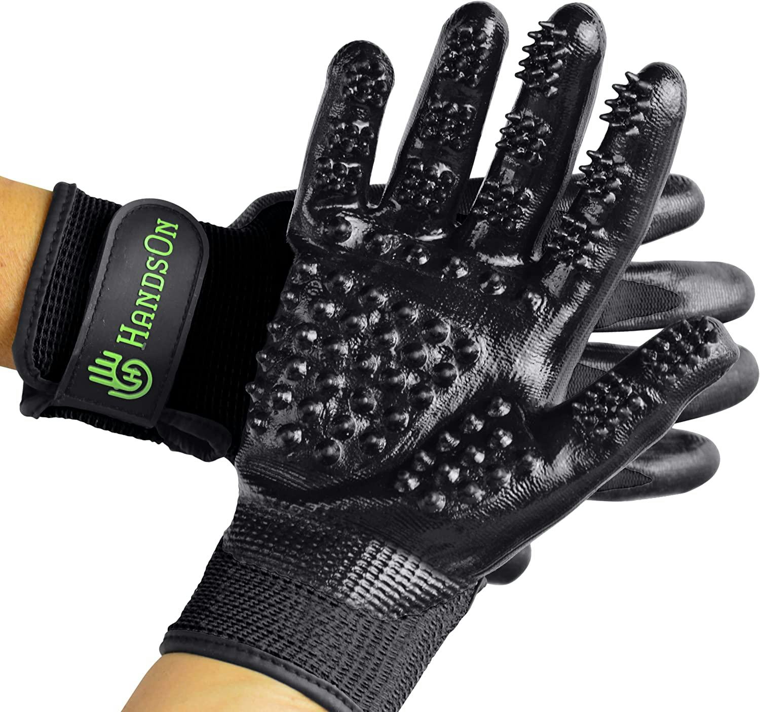 HandsOn Pet Grooming Gloves