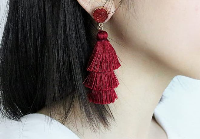 Me&Hz Layered Tassel Earrings