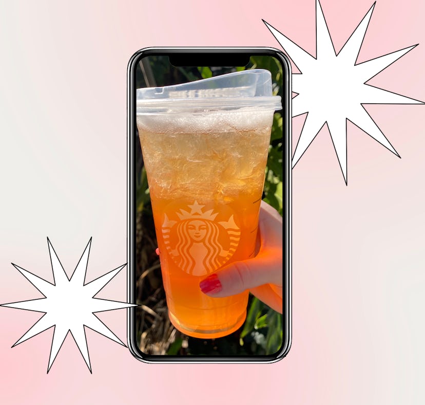 Kylie Jenner's Starbucks drink is a passion tea lemonade with raspberry.