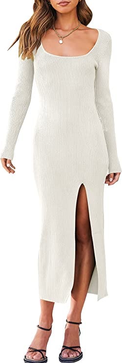 ANRABESS Bodycon Sweater Dress