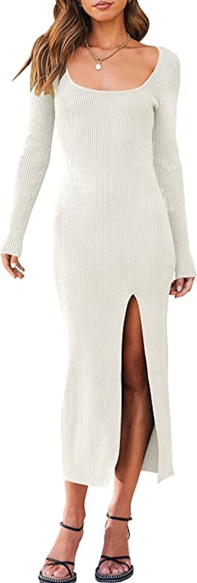 ANRABESS Bodycon Sweater Dress